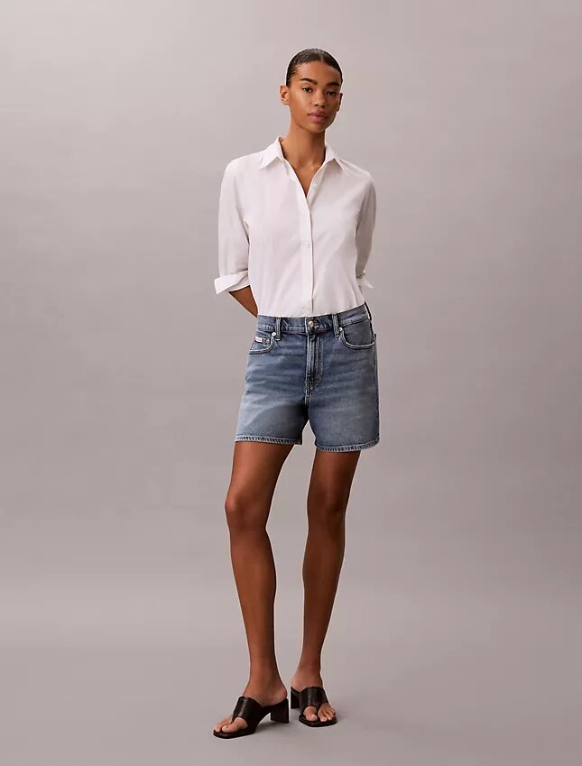A-linjeformade shorts i Denim A-linjeformade shorts i Denim