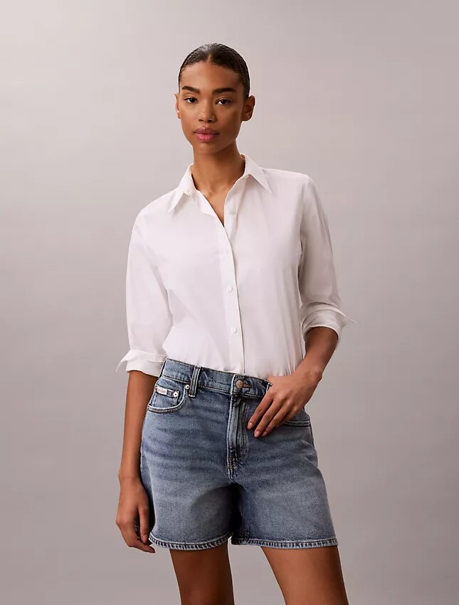 A-linjeformade shorts i Denim A-linjeformade shorts i Denim