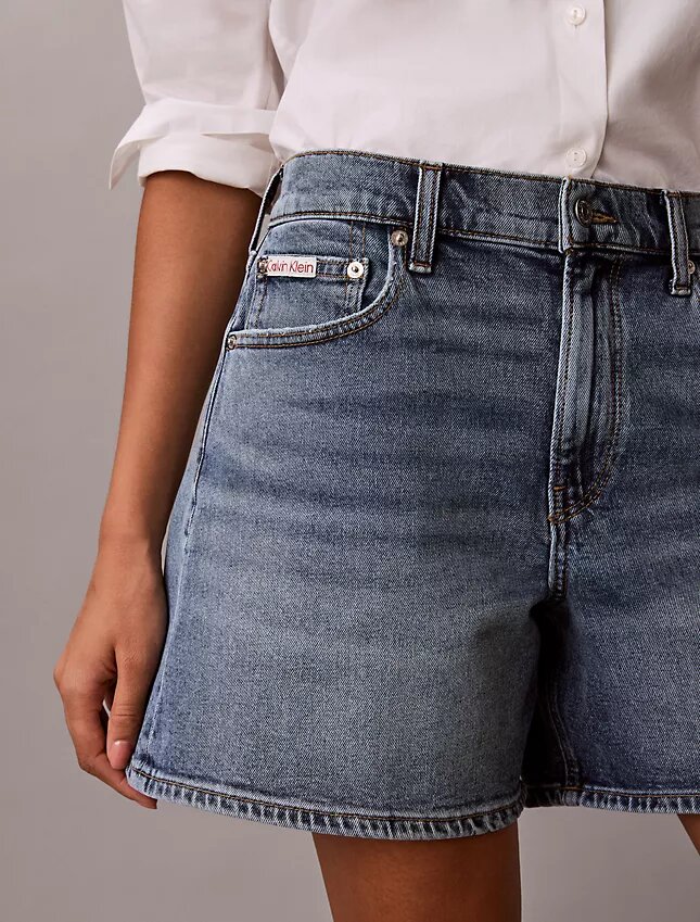 A-linjeformade shorts i Denim A-linjeformade shorts i Denim