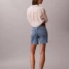 A-linjeformade shorts i Denim
