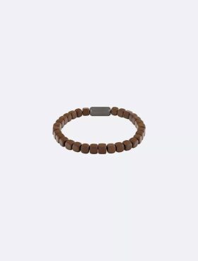 Armband med fyrkantiga pärlor