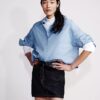 Asymmetrisk minikjol i Denim Asymmetrisk minikjol i Denim
