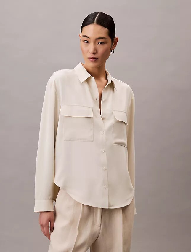 Avslappnad button-down Utility Shirt Avslappnad button-down Utility Shirt