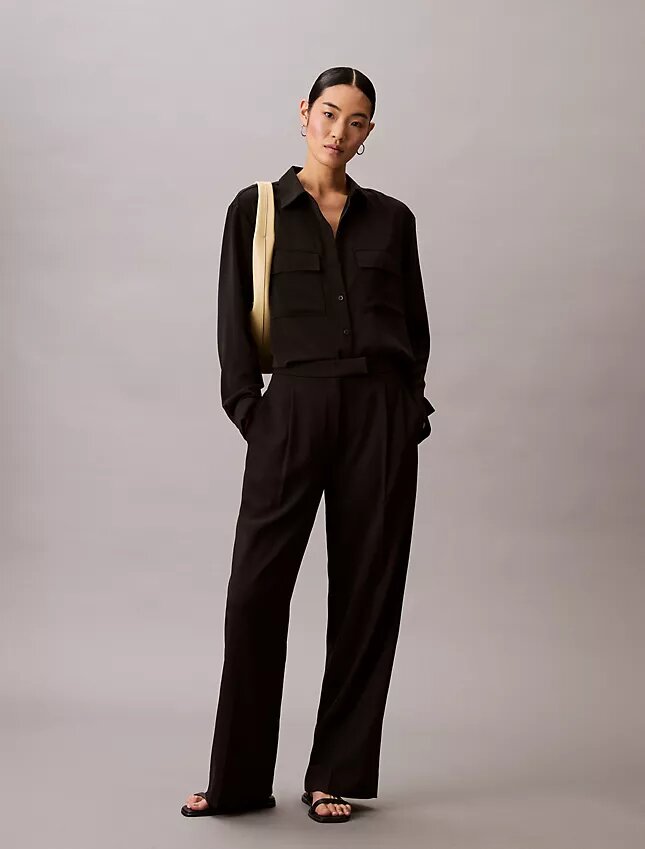 Avslappnad button-down Utility Shirt Avslappnad button-down Utility Shirt