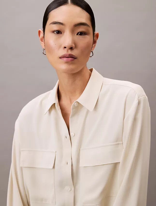 Avslappnad button-down Utility Shirt Avslappnad button-down Utility Shirt