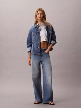 Avslappnad Denim Jacket