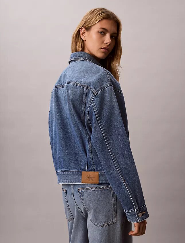 Avslappnad Denim Jacket Avslappnad Denim Jacket