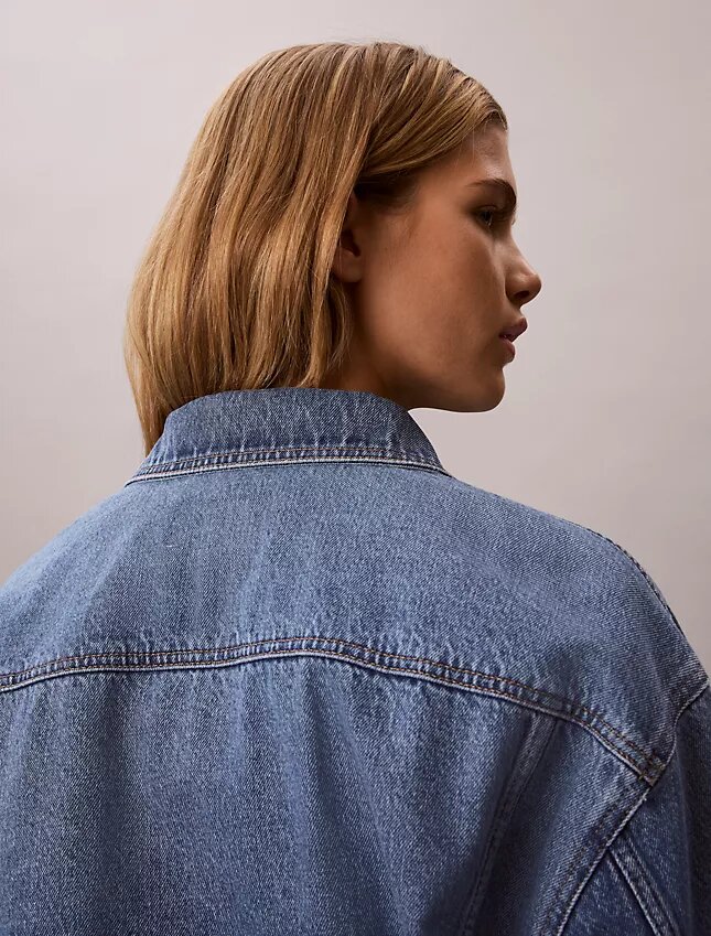 Avslappnad Denim Jacket Avslappnad Denim Jacket