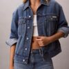 Avslappnad Denim Jacket Avslappnad Denim Jacket