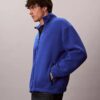 Avslappnad jacka i fleece av ullblandning Avslappnad jacka i fleece av ullblandning