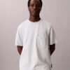 Avslappnad T-shirt i bomullsblandning