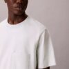 Avslappnad T-shirt i bomullsblandning