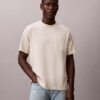 Avslappnad T-shirt i bomullsblandning