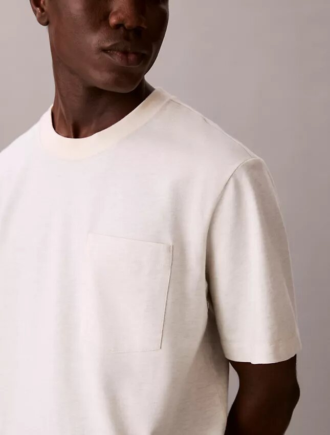 Avslappnad T-shirt i bomullsblandning Avslappnad T-shirt i bomullsblandning
