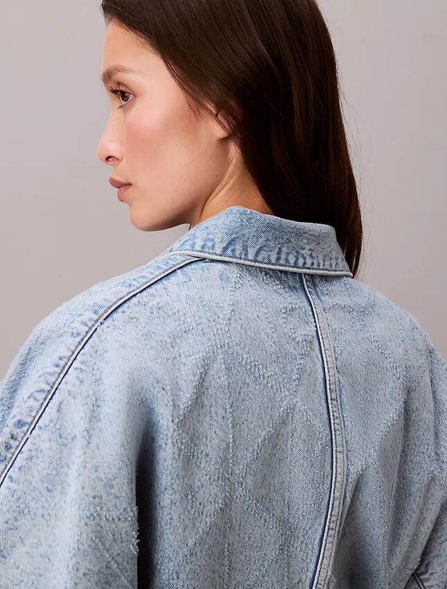 Avslappnad Trucker Jacket i denim Avslappnad Trucker Jacket i denim
