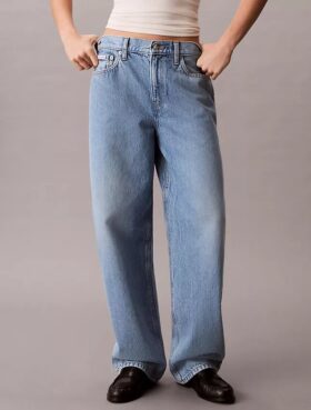 Avslappnade Barrel-Jeans Avslappnade Barrel-Jeans