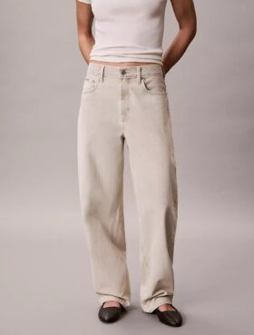 Avslappnade Barrel-Jeans Avslappnade Barrel-Jeans