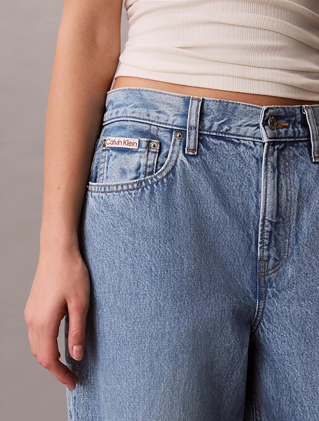Avslappnade Barrel-Jeans Avslappnade Barrel-Jeans
