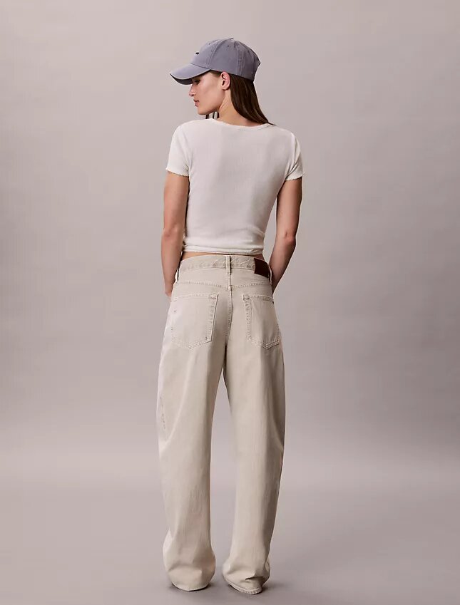 Avslappnade Barrel-Jeans Avslappnade Barrel-Jeans