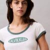 Baby-T-shirt i bomull och kashmir Baby-T-shirt i bomull och kashmir