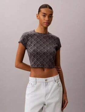 Baby-T-shirt med emblem