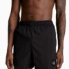 Badshorts i nylon med dragsko i midjan