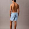 Badshorts med logotyp i midjan Badshorts med logotyp i midjan