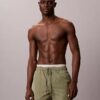 Badshorts med logotyp i midjan Badshorts med logotyp i midjan