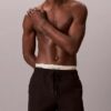 Badshorts med logotyp i midjan Badshorts med logotyp i midjan