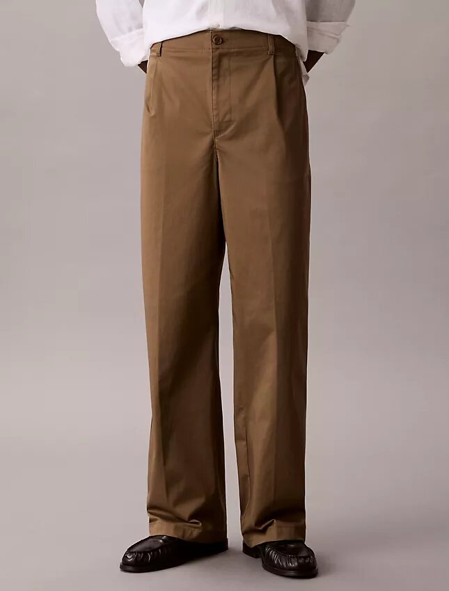 Baggy byxor i Cotton Stretch Baggy byxor i Cotton Stretch