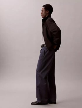 Baggy byxor i Cotton Stretch
