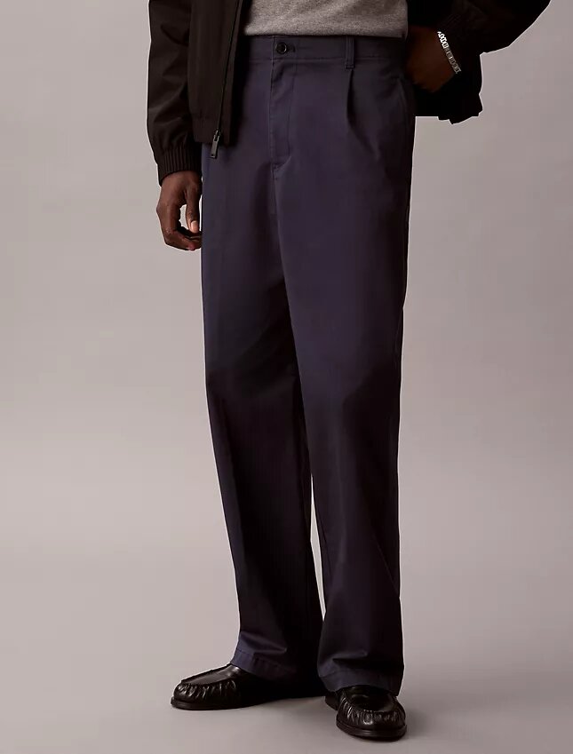 Baggy byxor i Cotton Stretch Baggy byxor i Cotton Stretch