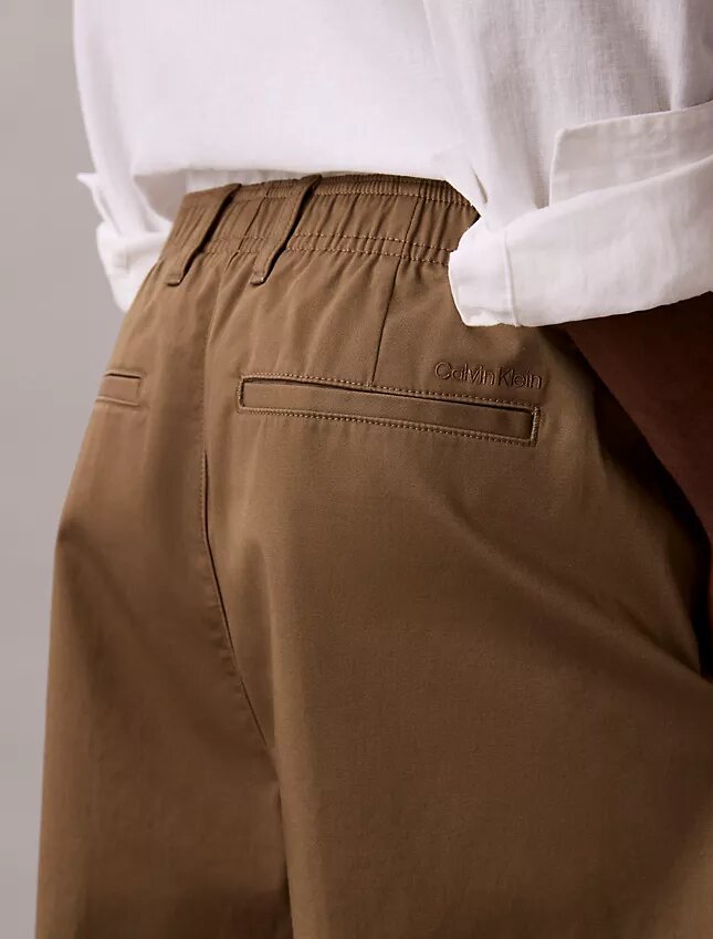 Baggy byxor i Cotton Stretch Baggy byxor i Cotton Stretch