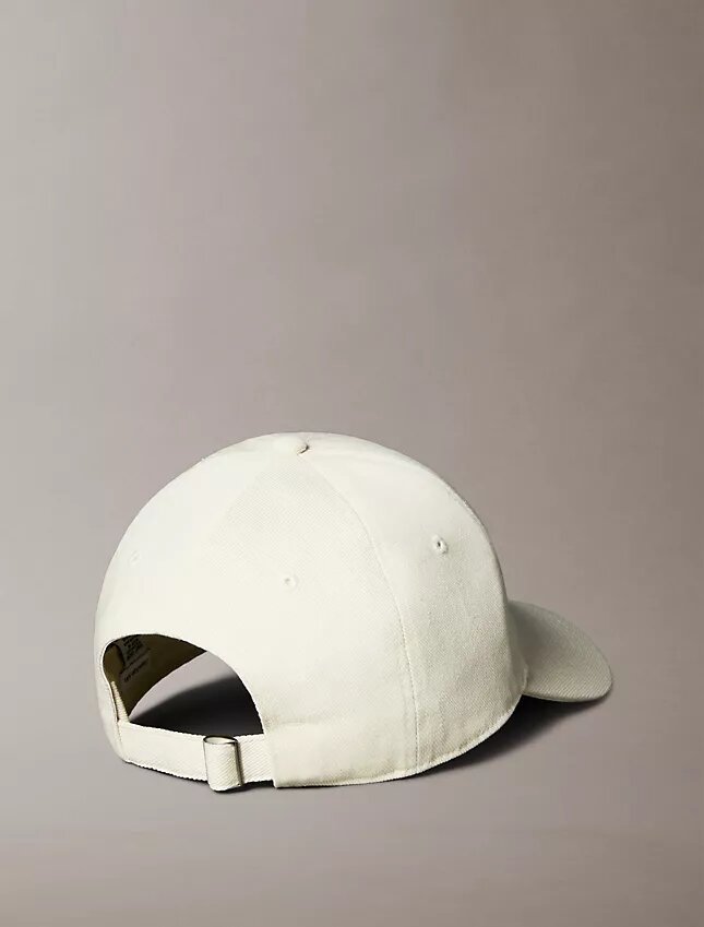 Baseballkeps i borstad bomullstwill med logotyp Baseballkeps i borstad bomullstwill med logotyp