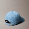 Baseballkeps i Denim med varsity-monogramlogotyp