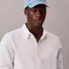 Baseballkeps i Denim med varsity-monogramlogotyp