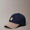 Baseballkeps med emblem och färgblock