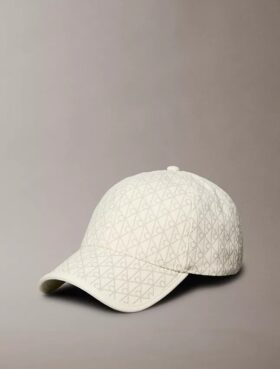 Baseballkeps med emblem över hela ytan