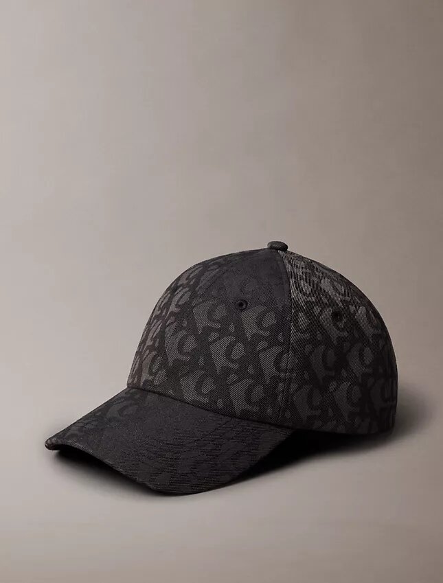 Baseballkeps med Monogram-mönster över hela ytan Baseballkeps med Monogram-mönster över hela ytan
