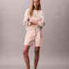 Bermudashorts i Cotton Stretch bomullstwill med veck Bermudashorts i Cotton Stretch bomullstwill med veck