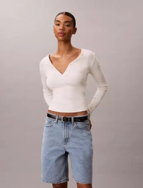 Bermudashorts i Denim