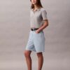 Bermudashorts i linneblandad, avslappnad Denim Bermudashorts i linneblandad, avslappnad Denim