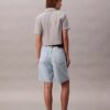 Bermudashorts i linneblandad, avslappnad Denim Bermudashorts i linneblandad, avslappnad Denim