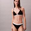 Bikini i stretchig bomullsribb Bikini i stretchig bomullsribb