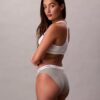 Bikini i stretchig bomullsribb Bikini i stretchig bomullsribb