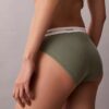Bikini i stretchig bomullsribb