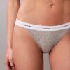 Bikini i stretchig bomullsribb Bikini i stretchig bomullsribb