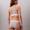 Bikini i stretchig bomullsribb Bikini i stretchig bomullsribb