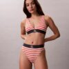 Bikini med hög midja i stretchig Microfiber med grafiskt Monogram Bikini med hög midja i stretchig Microfiber med grafiskt Monogram