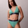 Bikini med hög midja i stretchig Microfiber med grafiskt Monogram Bikini med hög midja i stretchig Microfiber med grafiskt Monogram